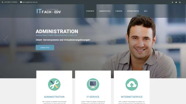 Website Screenshot: ITFach IT und Internetservice - ▷ Administration ▷ IT-Service ▷ Internetservice - ITFach - Date: 2023-06-20 10:38:07