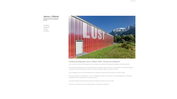 Website Screenshot: Jenna J Welzel Interieur-Fotografie - Architectural Photography Berlin Switzerland | Jenna Welzel - Date: 2023-06-20 10:38:08