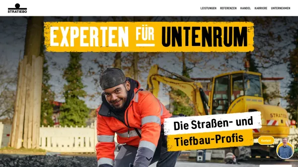 Website Screenshot: Josef Bogatzki GmbH & Co. KG Tief und Straßenbau - STRATIEBO | Experten für Untenrum - Date: 2023-06-20 10:38:08