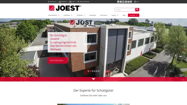 Website Screenshot: Jöst - JÖST GmbH + Co. KG - Date: 2023-06-20 10:42:08