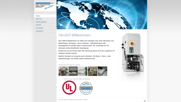 Website Screenshot: Kabel- u. Systemtechnik G. Riester -  Kabelkonfektion nach Kundenwunsch - Kabel & Systemtechnik Riester - Herzlich Willkommen - Date: 2023-06-20 10:38:10
