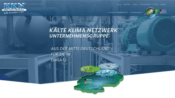 Website Screenshot: KKN Kälte Klima Netzwerk GmbH - Kälte- & Klimatechnik | KKN Kälte-Klima-Netzwerk - Date: 2023-06-20 10:38:10