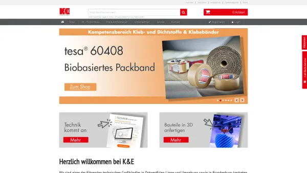 Website Screenshot: Kahmann & Ellerbrock GmbH & Co. KG - KAHMANN & ELLERBROCK - Technischer Handel - Date: 2023-06-20 10:38:10