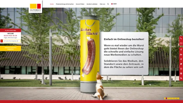 Website Screenshot: Kaltenbach GmbH Außenwerbung - Kaltenbach GmbH | Plakat wirkt – Aussenwerbung - Date: 2023-06-20 10:38:10