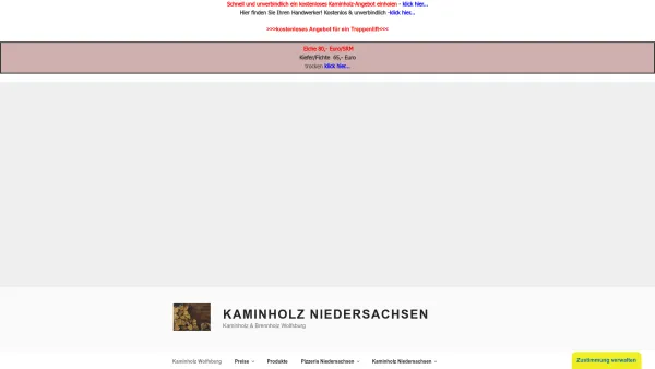 Website Screenshot: Kaminholz Wolfsburg - Kaminholz Brennholz Wolfsburg Braunschweig Celle Salzgitter NRW - Date: 2023-06-20 10:38:10