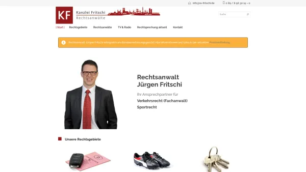 Website Screenshot: Kanzlei Fritschi - Kanzlei Fritschi | Ihre Rechtsanwaltskanzlei in München - Date: 2023-06-20 10:38:13