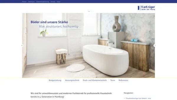 Website Screenshot: Karl Krüger u. Sohn GmbH - Karl Krüger: Home - Date: 2023-06-20 10:38:13