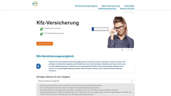 Website Screenshot: KfzVersicherungsvergleich.net - Kfz Versicherungsvergleich mit aktuellen Tarifen - KfzVersicherungsvergleich.net - Date: 2023-06-20 10:42:08