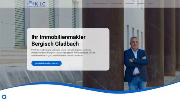 Website Screenshot: K.I.C Kolodziej Immobilien Consulting - Immobilienmakler Bergisch Gladbach | K.I.C Immobilien - Date: 2023-06-20 10:42:08