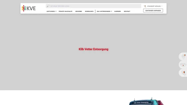 Website Screenshot: Kilb Städtereinigung GmbH -  Keine  Sorgen - Wir entsorgen - Kilb Vetter Entsorgung GmbH - Date: 2023-06-20 10:38:16