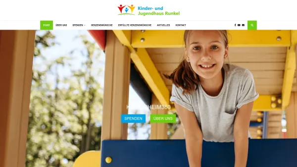 Website Screenshot: Kinder und Jugendhaus Funk gGmbH - Startseite - Kinderheim360 - Date: 2023-06-20 10:38:16