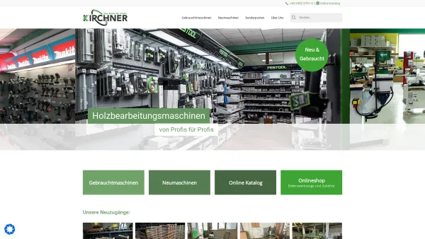 Website Screenshot: Kirchner GmbH - Kirchner Holzbearbeitung | Kirchner Holzbearbeitung - Date: 2023-06-20 10:38:16
