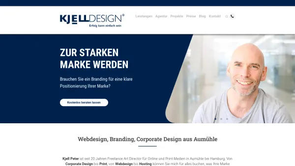 Website Screenshot: KJELLDESIGN - Webdesign ✓ Branding ✓ Corporate Design | KJELLDESIGN© - Date: 2023-06-20 10:38:16