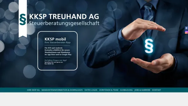 Website Screenshot: KKSP Treuhand AG Steuerberatungsgesellschaft -  Betriebswirtschaftliche Beratung - Existenzsicherungsberatung - KKSP AG | Ihre Steuerberater aus Neustadt - Date: 2023-06-20 10:38:16