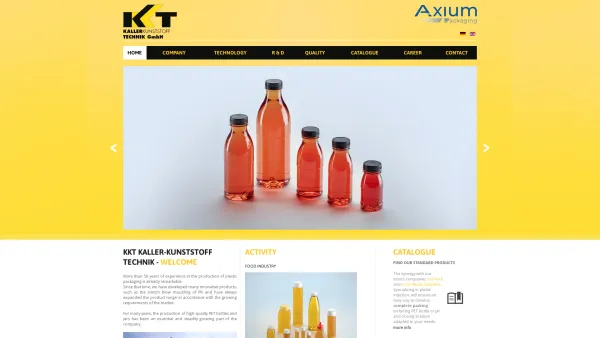 Website Screenshot: KKT GmbH Kaller Kunstoff Technik - Home - Date: 2023-06-20 10:38:16
