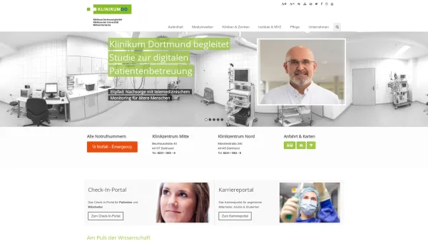 Website Screenshot: Klinikum Dortmund GmbH · Kinderchirurgische Klinik · Dr. med. Matthias Albrecht -  Verantwortung für Gesundheit! - Klinikum Dortmund: Größtes kommunales Krankenhaus in NRW - Date: 2023-06-20 10:38:19