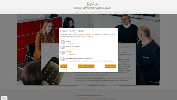 Website Screenshot: KMS & Dumann GmbH Wirtschaftsprüfungsgesellschaft - KMS GmbH Wirtschaftsprüfungsgesellschaft - Date: 2023-06-20 10:38:19