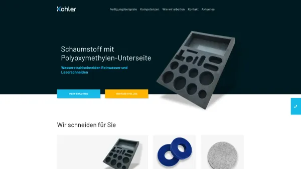 Website Screenshot: Thomas Kohler KG - Home - Kohler-Technik.de - Date: 2023-06-20 10:38:19