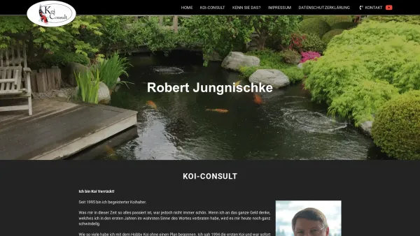 Website Screenshot: Koi Sachverständiger Robert Jungnischke - Koi Consult – Robert Jungnischke - Date: 2023-06-20 10:38:19