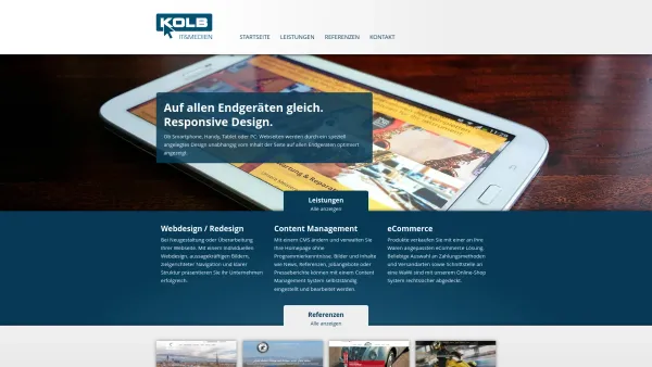 Website Screenshot: KOLB EDV Systemberatung Halle - Kolb IT&Medien Webdesign Halle - Date: 2023-06-20 10:38:19