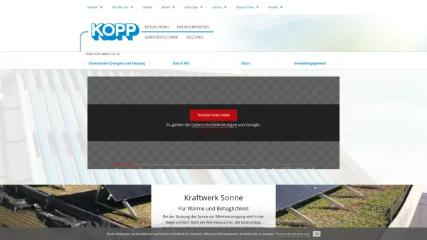 Website Screenshot: Heinz Kopp GmbH & Co. KG Sanitär - Heinz Kopp GmbH & Co. KG - Heinz Kopp GmbH & Co. KG - Date: 2023-06-20 10:38:22