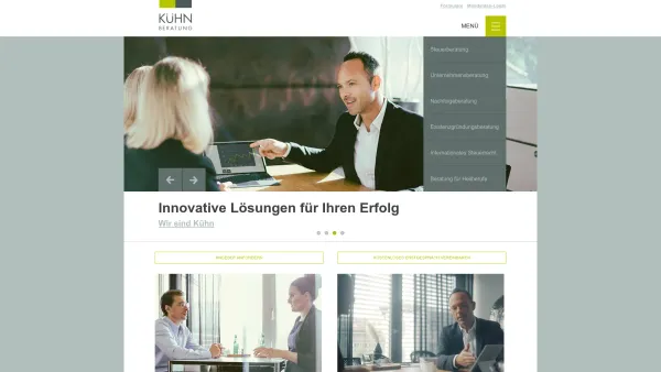 Website Screenshot: Steuerberaterkanzlei Martin Kühn - Steuerberater Aalen | KÜHN Beratung - Date: 2023-06-20 10:38:22