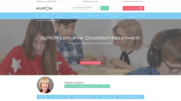 Website Screenshot: Kumon Lerncenter Düsseldorf-Kaiserswerth - KUMON-Lerncenter Düsseldorf-Kaiserswerth - KUMON Deutschland - Date: 2023-06-20 10:42:11