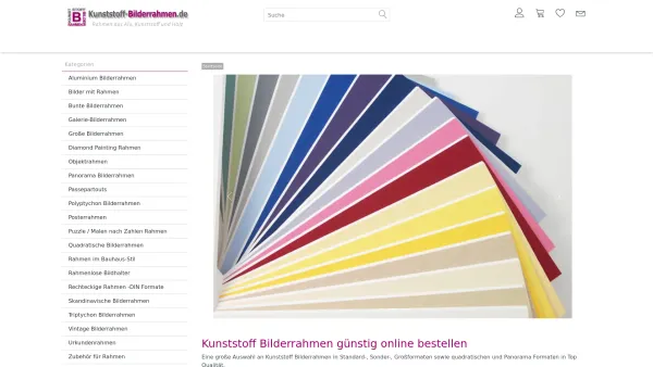 Website Screenshot: Fantastic Pictures e.K. - Bilderrahmen aus Kunststoff. Ihr Versand von Kunststoffrahmen aus Hamburg. - Date: 2023-06-20 10:42:11