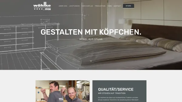 Website Screenshot: Wilhelm Wöhlke GmbH Tischlerei - Ladenbau - Wöhlke Möbelmanufaktur • Individuelle Möbel nach Maß - Date: 2023-06-20 10:38:25