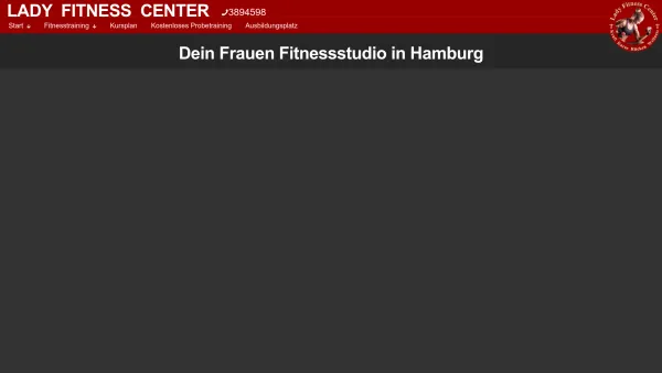 Website Screenshot: Lady-Fitness-Center -  Im Dienste Ihrer  Gesundheit und Figur - Lady Fitness Center | Frauen Fitnessstudio in Hamburg Altona - Date: 2023-06-20 10:38:25
