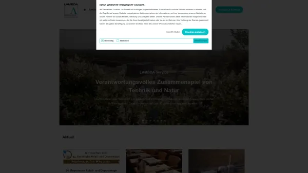 Website Screenshot: LAMBDA-Gesellschaft für Gastechnik mbH - - LAMBDA - Date: 2023-06-20 10:39:08