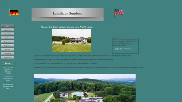 Website Screenshot: Landhaus Sundern - Start - Date: 2023-06-20 10:38:27