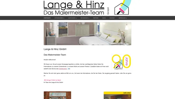 Website Screenshot: Lange & Hinz GmbH - Date: 2023-06-20 10:38:27