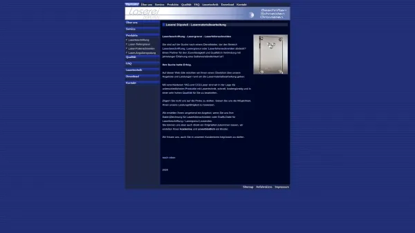 Website Screenshot: Laserbeschriftung Laserei Düputell - Laserei Düputell - Lasermaterialbearbeitung - Date: 2023-06-20 10:38:28