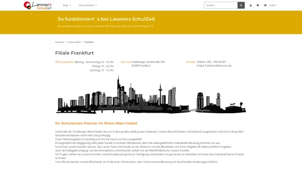 Website Screenshot: Lassners Taschen-Ranzen - Frankfurt - Lassners-Schulzeit - Date: 2023-06-20 10:38:28