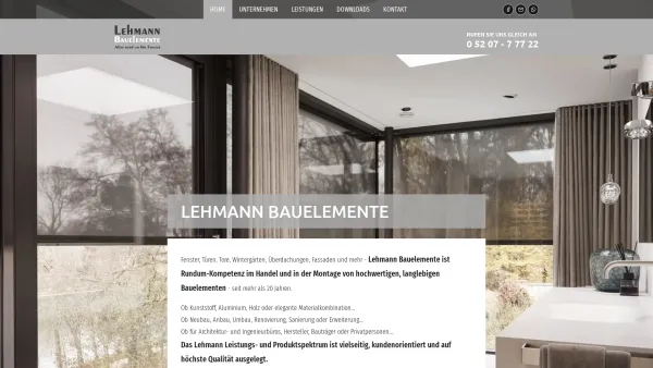 Website Screenshot: Lehmann-Bauelemente GmbH & Co KG - Home | Lehmann Bauelemente GmbH & Co KG - Date: 2023-06-20 10:42:11