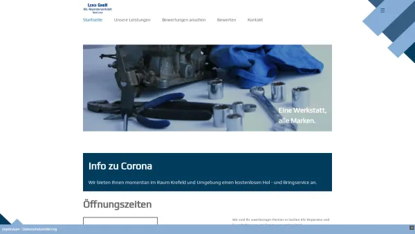 Website Screenshot: Leroi GmbH -  KFZ-Reparaturwerkstatt - Leroi GmbH - Kfz Reparaturwerkstatt - Date: 2023-06-20 10:38:30