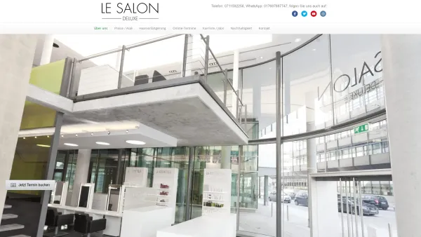 Website Screenshot: LE SALON DELUXE Der 5 Sterne Friseur in Stuttgart - Friseur Stuttgart - LE SALON DELUXE - Der Balayage Spezialist - Date: 2023-06-20 10:38:30