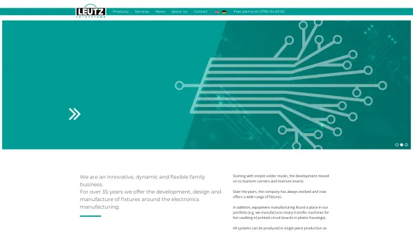 Website Screenshot: Leutz - Lötsysteme - Leutz soldering systems - Date: 2023-06-20 10:38:30