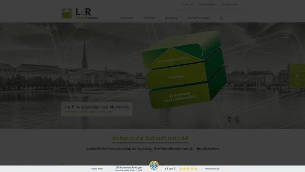Website Screenshot: L&R FinanzKonzepte - Finanzberatung für Akademiker aus Hamburg - Date: 2023-06-20 10:42:14