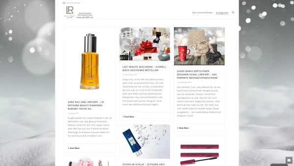 Website Screenshot: LR Selbständiger Partner Tanja Usselmann - LR Zeit » Erfolgreich mit LR Health & Beauty Systems - Date: 2023-06-20 10:38:33