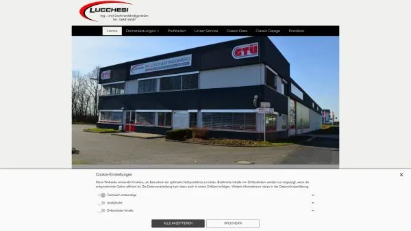 Website Screenshot: Ing.- und Sachverständigenbüro K.-G. Lucchesi -  Ihr zuverlässiger Partner für's Kraftfahrzeug in Limburg - http://www.lucchesi.de/ - Date: 2023-06-20 10:38:33