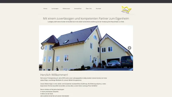Website Screenshot: LUDWIG Baugesellschaft mbH -  Planen und Bauen von  A-Z! - Planen und Bauen Ludwig - Date: 2023-06-20 10:38:33