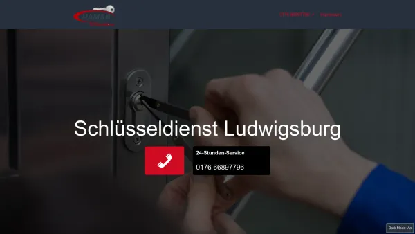 Website Screenshot: Schlüseldienst Ludwigsburg - Schlüsseldienst Ludwigsburg -Günstig! Zuverlässig! Professionell! - Date: 2023-06-20 10:38:33