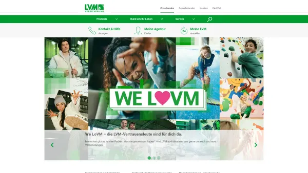 Website Screenshot: LVM Versicherungen - Versicherungen | Vorsorge | Finanzen | LVM Versicherung - Date: 2023-06-20 10:38:33