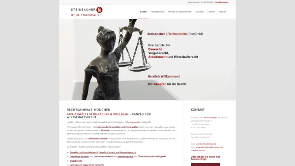 Website Screenshot: Rechtsanwalt Hubert Winkler - Rechtsanwalt München » Fachanwälte Steinbacher & Kollegen - Date: 2023-06-20 10:38:33