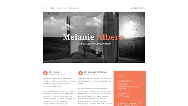 Website Screenshot: MA-Übersetzungen Melanie Alberto -  Übersetzungen aller Art - Melanie Albero Übersetzungen - Date: 2023-06-20 10:38:33