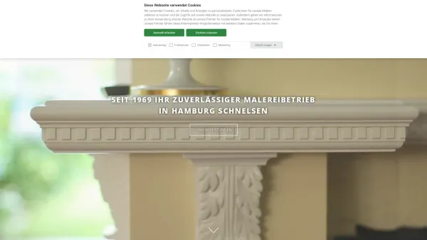 Website Screenshot: Malereibetrieb Kühl - Maler Kühl - Ihr Malereibetrieb in Hamburg Schnelsen - Date: 2023-06-20 10:38:36