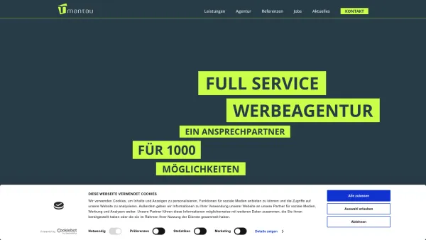 Website Screenshot: mantau Werbeagentur Hamburg - Webdesign Hamburg & Full Service Werbeagentur | mantau - Date: 2023-06-20 10:42:14