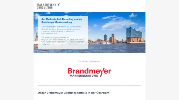 Website Screenshot: Markentechnik Consulting - Aus Markentechnik Consulting wird Brandmeyer Markenberatung - Date: 2023-06-20 10:38:36